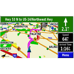 Garmin StreetPilot 7500 Map