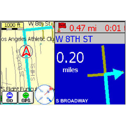 Pharos Traveler GPS 525 Map